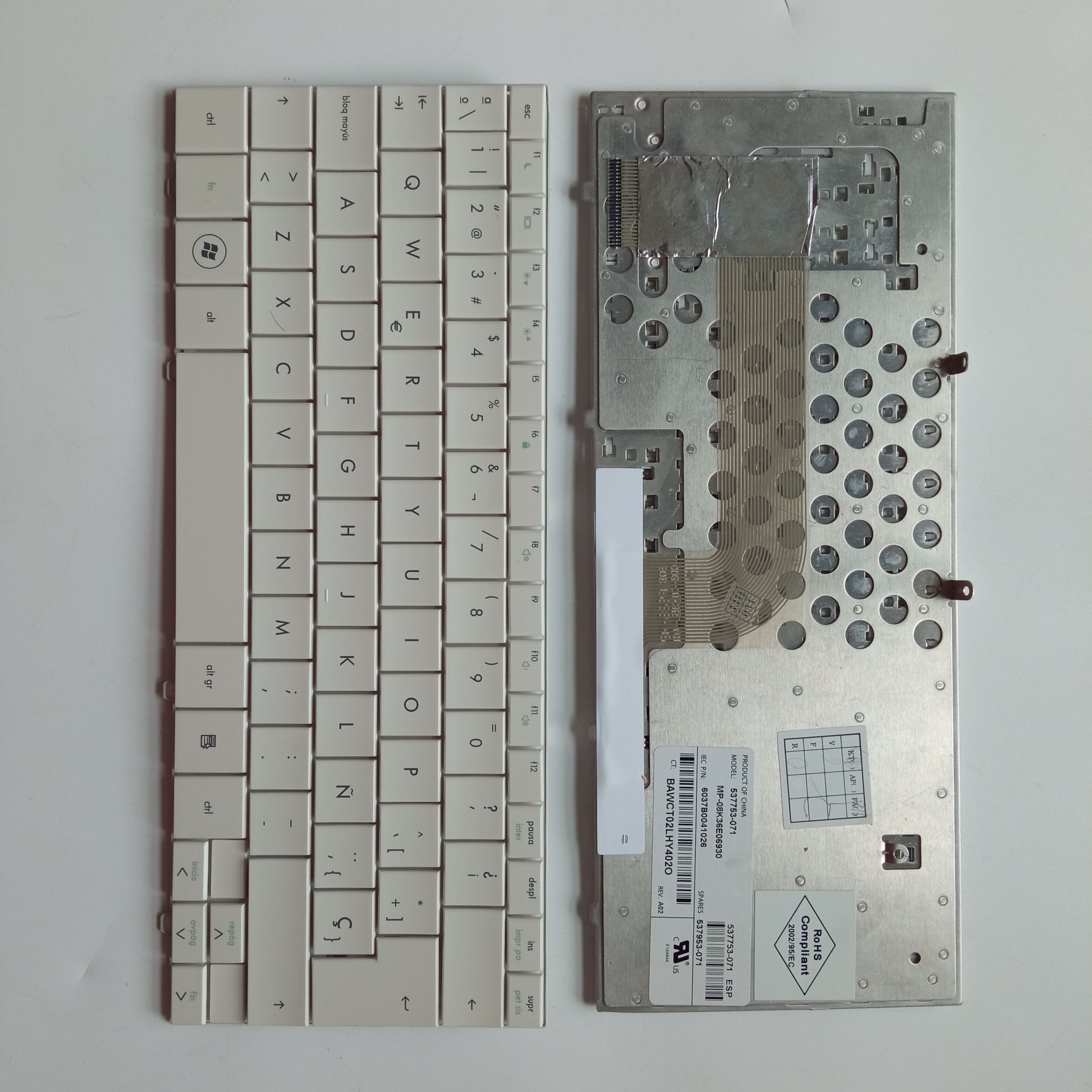 Picture of New Replacement Laptop Keyboard For HP MINI110 WHITE Sp Layout